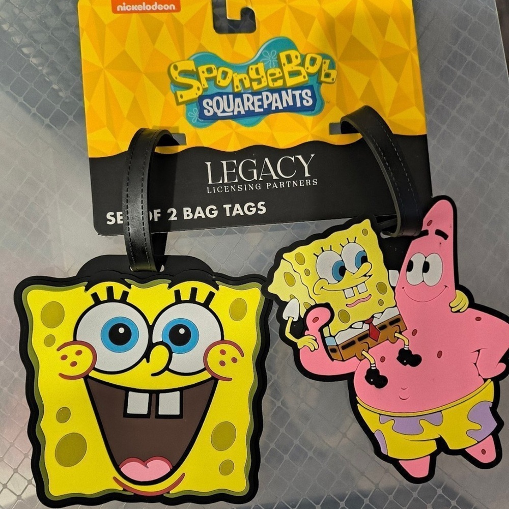 Nickelodeon SpongeBob Yellow and Pink Bag Accessories